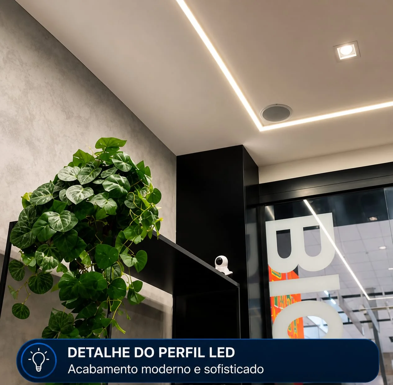 Iluminação e perfil LED